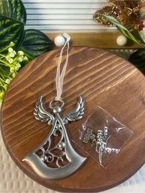 Sisters Are a Blessing Angel Ornament & Hope Earrings Gift Set